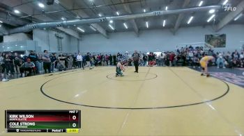 138 lbs Champ. Round 2 - Cole Strong, ThunderRidge vs Kirk Wilson, North Platte