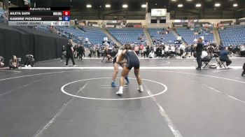 131 lbs Champ. Round 1 - Aileya Sath, Baker University vs Kambrie Piovesan, Carl Albert