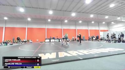 191 lbs Semifinal - Jaycee Foeller, Iowa vs Madeline Welch, Life