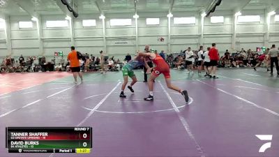 150 lbs Round 7 (8 Team) - Tanner Shaffer, U2 Upstate Uprising vs David Burks, 84 Athletes