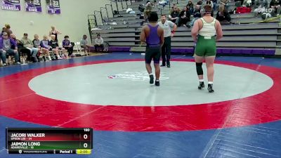 190 lbs 2nd Wrestleback (16 Team) - Jaimon Long, Adairsville vs Jacori Walker, Upson Lee