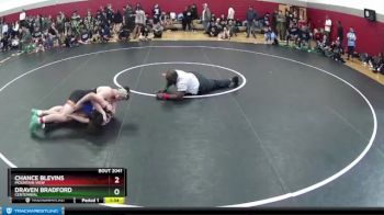139-143 lbs Semifinal - Chance Blevins, Mountain View vs Draven Bradford, Centennial