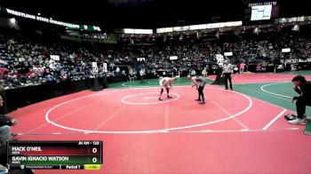 120 lbs Champ. Round 2 - Gavin Ignacio Watson, MOE1 vs Mack O`Neil, HDH1