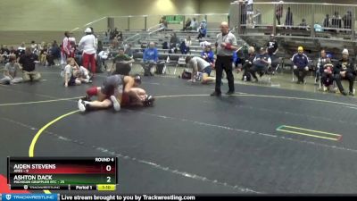 140 lbs Round 4 (6 Team) - Ashton Dack, Michigan Grappler RTC vs Aiden Stevens, Ares