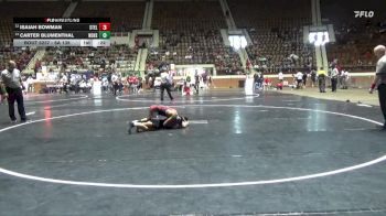 6A 138 lbs Cons. Round 3 - Carter Blumenthal, Northridge High School vs Isaiah Bowman, Stanhope Elmore