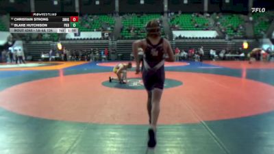 1A-4A 126 Cons. Round 1 - Christain Strong, Susan Moore Hs vs Blake Hutchison, Piedmont