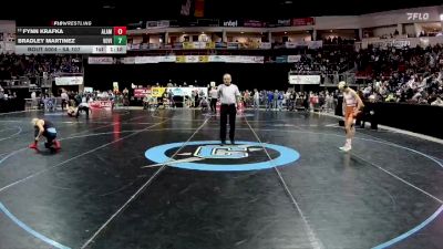 5A 107 lbs Champ. Round 1 - Matthew Trujillo, Capital vs Xavier Castillo, Eldorado