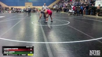 2 - 165 lbs Cons. Round 2 - Silas Carter, Madison County vs Cameron Martin, Chatham