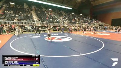 53 lbs Cons. Round 3 - Taysen Neeff, Thermopolis Wrestling Club vs Kaij Koehler, Windy City Wrestlers