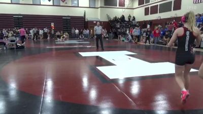 110 lbs Round 3 - Aubrey Hoveland, Mason City vs Eva Pentecost, Iowa City Liberty