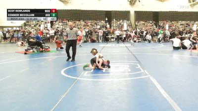 52-B lbs Consi Of 4 - Scot Rowlands, McDonald Wrestling Academy vs Connor McCollum, All I See Is Gold Academy