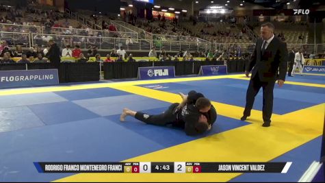 Jason Vincent Valdez vs Rodrigo Franco Montenegro Franci 2025 Pan Jiu Jitsu IBJJF Championship