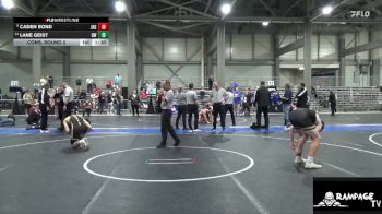 165 lbs Cons. Round 2 - Lane Geist, Hays WC vs Caden Bond, Jaguar