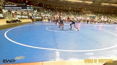 120 lbs Consi Of 16 #2 - William Minor, Woodland Wrestling Club vs Nehemiah Brondyke, Michigan Premier Wrestling Club