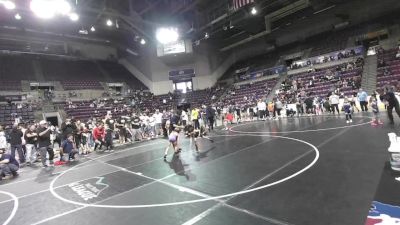 42.9-44.6 lbs Champ. Round 2 - Levi Aragon, Betterman Elite Wrestling vs Annason Belle Hitchcock, Top Notch Wrestling Club