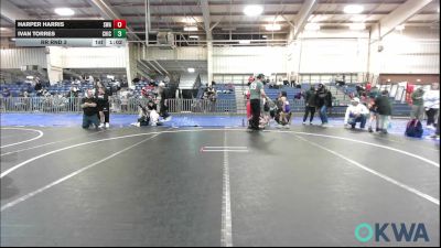 58 lbs Rr Rnd 3 - Harper Harris, Shelton Wrestling Academy vs Ivan Torres, Chickasha Youth Wrestling
