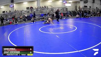 95 lbs Cons. Semi - Chase Winkle, Best Trained Wrestling vs Hailey Stephenson, NXT Level Wrestling Academy