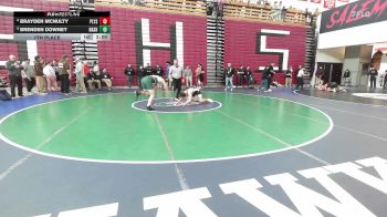 165 lbs 7th Place - Brayden McNulty, Plymouth South vs Brenden Downey, Nashoba