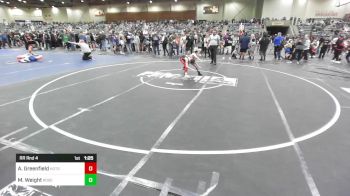 66 lbs Rr Rnd 4 - Andrew Greenfield, Hotshots Wrestling vs Mason Weight, Roseburg Mat Club