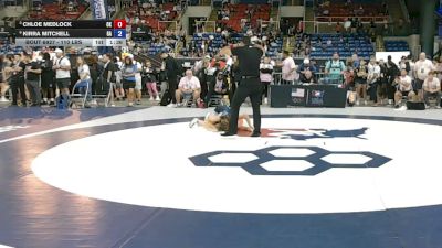 110 lbs Cons. Semis - Chloe Medlock, Oklahoma vs Kirra Mitchell, Georgia