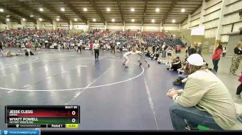 90 lbs Cons. Round 2 - Jesse Clegg, Kamas vs Wyatt Powell, Victory Wrestling