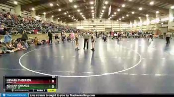 105 lbs Round 4 (6 Team) - Keagan Grange, Utah Gold vs Nevaeh Therrien, Idaho
