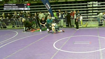 100 lbs Round Of 16 - Luca Cotellese, Clearview vs Emmanuel Segura, The Outsiders