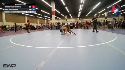 144 lbs Round Of 16 - Aiden Valdovinos, Rio Grande City High School Wrestling vs Vincent Lavoie, Heart And Pride Wrestling Club
