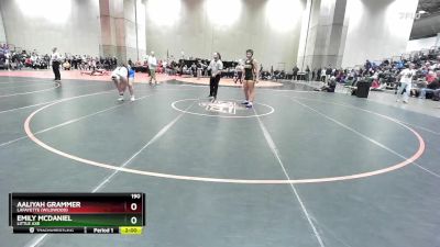 190 lbs Semifinal - Emily Mcdaniel, Little Axe vs Aaliyah Grammer, Lafayette (Wildwood)