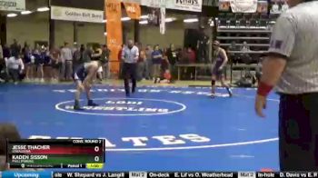 120 lbs Cons. Round 2 - Kaden Sisson, Phillipsburg vs Jesse Thacher, Oskaloosa