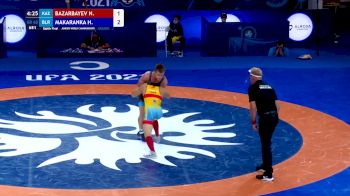 60 kg Round Of 16 - Nursultan Bazarbayev, KAZ vs Hleb Makaranka, BLR