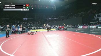 2A/1A Boys 165 3rd Place Match - Jerett Waddel, Grant Union / Prairie City Boys vs Henry Coiner, Lowell Boys