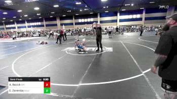 55 lbs Semifinal - Achilles Bezick, GRE Savages vs Eljotas Zaremba, SoCal Hammers