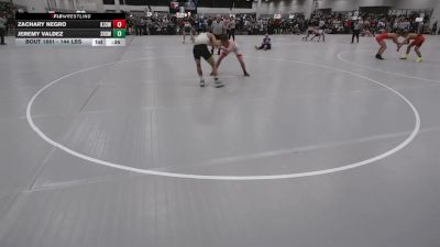 144 lbs Cons. Sub-rd Of 32 - Jeremy Valdez, Servite High School Wrestling vs Zachary Negro, KT 3 Style Wrestling Club