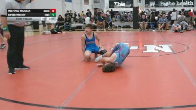 108 lbs Semifinal - Michael Nicosia, Mat Assassins - HSC vs David Wehry, TNWC Griffin - HSC