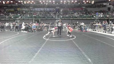 70 lbs Round Of 16 - Laila Hanuschik, Power Half Wrestling Academy vs Ava Clemens, Iron Horse