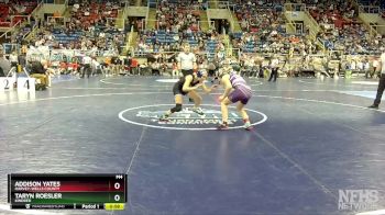106 lbs Cons. Round 2 - Taryn Roesler, Kindred vs Addison Yates, Harvey-Wells County