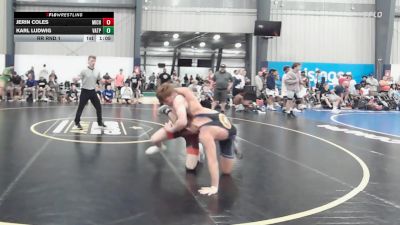 163 lbs Rr Rnd 1 - Jerin Coles, Michigan Premier Red - BHS vs Karl Ludwig, Virginia Team Predator - BHS