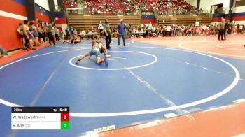 76 lbs Consi Of 4 - Westin Wadsworth, Morris Wrestling Association vs Braden Abel, Grove Takedown Club