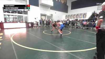 144 lbs Semifinal - Jacob Fernandez, Bonita vs Kavi Garvey, Fountain Valley