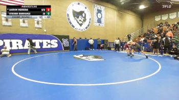 165 lbs Champ. Round 2 - Aaron Herebia, Mt. Whitney vs Steven Enriquez, Santa Maria
