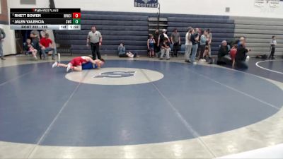 105 lbs Round 2 - Jalen Valencia, Cougar Wrestling Club vs Rhett Bowen, Oakley Hornets Wrestling Club Inc.