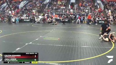 64 lbs Quarterfinal - Crew Griese, U.P. Power Wrestling vs Colton Edwards, Western Matcats