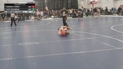 113 lbs Champ. Rd Of 64 - Layf Skadberg, Las Animas Wrestling Club vs Jordan Yi-Berg, AlphaDawg