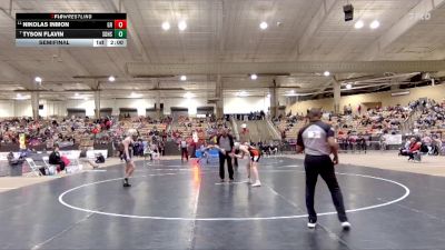 A 132 lbs Semifinal - Nikolas Inmon, Greenback High School vs Tyson Flavin, Soddy Daisy High School