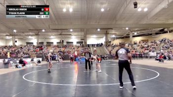 A 132 lbs Semifinal - Nikolas Inmon, Greenback High School vs Tyson Flavin, Soddy Daisy High School