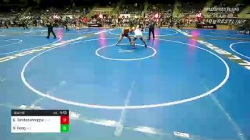 175 lbs 1/4 Finals - George Tahdooahnippah, Elgin Grapplers vs Derek Fong, Valiant Prep