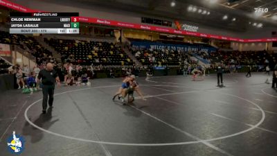 170 lbs Prelim - Chloe Newman, Liberty vs Jayda Lasalle, Mason City