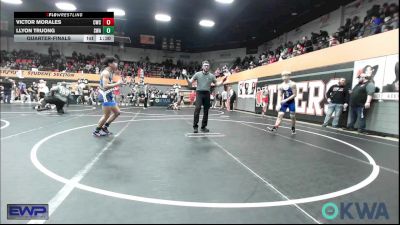 119 lbs Quarterfinal - Victor Morales, CacheWrestlingClub vs Llyon Truong, Shelton Wrestling Academy