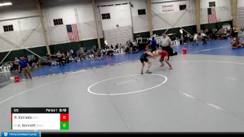 125 lbs Quarterfinal - Hunter Bennett, Doane University vs Roberto Estrada, Western Colorado University